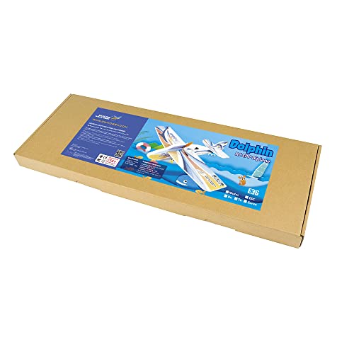 Radio control RC Dolphin de ala EPP flexible: avión Lento Flyer de 580mm para armar sin prisa 6