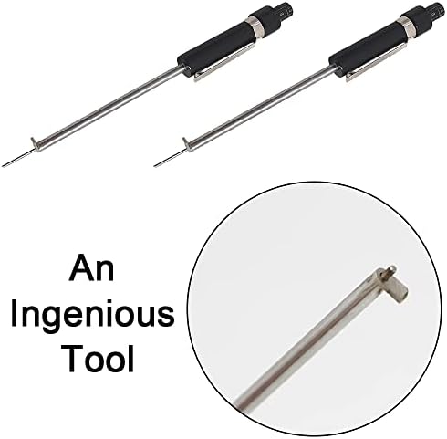 Brake Pad Measuring Tool Brake Pad Thickness Gauge Brake Pad Detection Pen Scale for Brake Pad Test(Black)