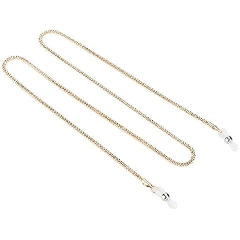 Taidda- Non-Slip Glasses Chain, Sunglass Sunglasses Reading Glasses Eyeglass Chain, Fashion Eyeglass Chain Alloy with Rubber Ring, Fashion Decorations, Clothing Accessories Cover