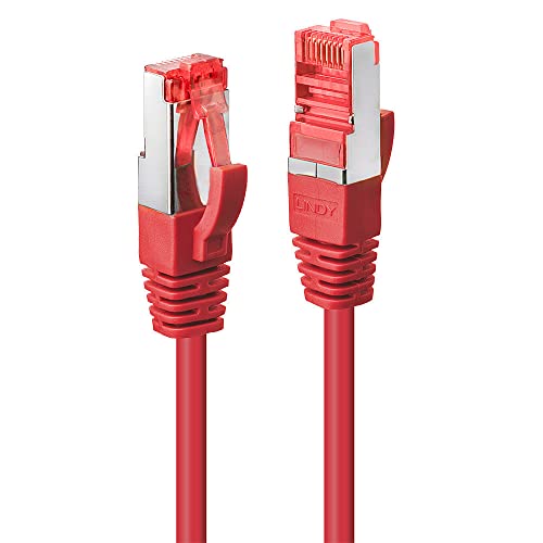 Cat.6 S/FTP cable, red, 1m