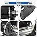 moafaye 4 Inch Cold Air Intake System + Heat Shield Compatible with 1999-2006 GMC/Chevy V8 4.8L/5.3L/6.0L Silverado 1500/2500/3500 (Black & Silver)