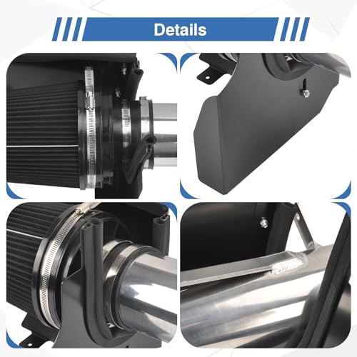 Moafaye 4" Cold Air Intake System + Heat Shield Compatible with GMC/Chevy by moafaye - Used condition - Image 6