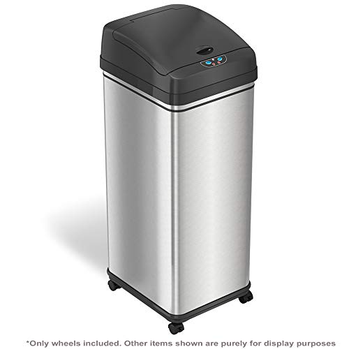 Roulettes pour poubelles Glide iTouchless pack de 4 roues de rechange