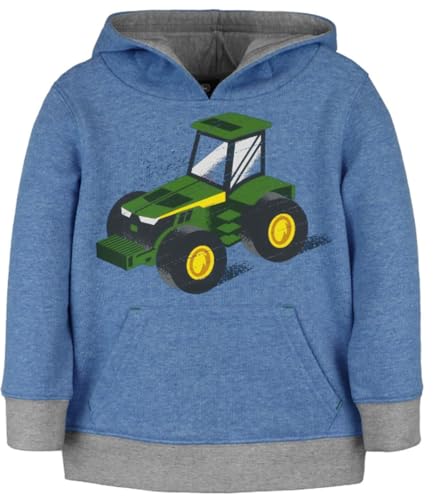 John Deere Blue Tractor Hoodie Sweatshirt Sizes 2T 3T 4T