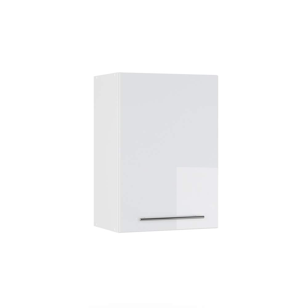 Vicco Wall cabinet Fame-Line, White High Gloss, 50 cm
