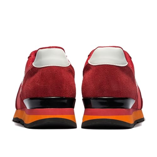 OPP Men's Fashion Sneakers Casual Lace-up Suede Leather Shoes Running Athletic Tennis Sports Gym4