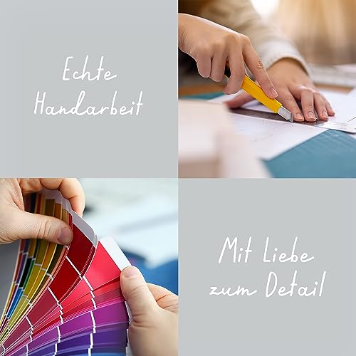 Einladungskarten Manufaktur Hamburg 50 x Briefpapier MIX | Bunter Blumen Muster Papier Mix 5 Motive | Motivpapier A4 | edles Design Papier | beidseitig bedruckt | Set