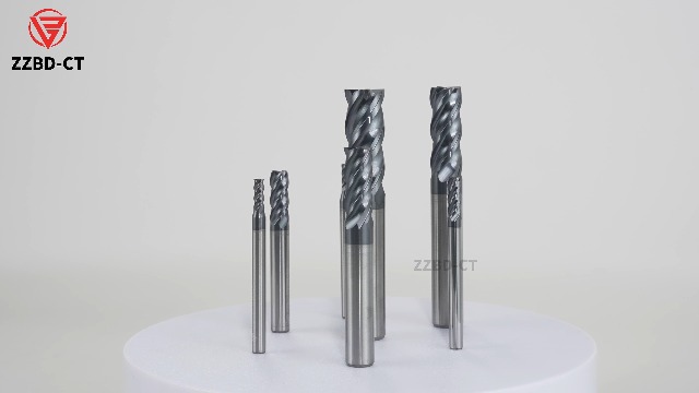 Image of Carbide Dynamic Square End Mills-4 Flute TiALSiN Coated,for Milling Alloy Steels, Hardened Steel, Metal etc.1 Pcs D6*50mm