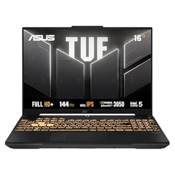 Notebook ASUS TUF Gaming F16 Intel Core 5, RTX 3050, 16 GB, 512 GB SSD, W11 Home,Tela 16.0'' FHD, Mecha Gray - FX607VJ-RL007W