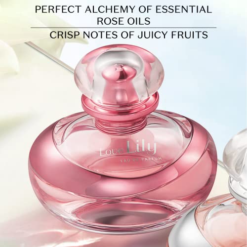 O Boticario O Boticário Love Lily Eau De Parfum, Long-Lasting, Amber Floral Fragrance Perfume For Women, 2.5 Ounce #TOP2