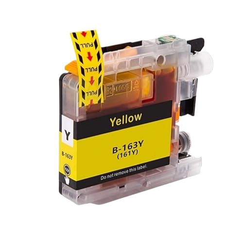 Cartouche encre LC163 LC161 jaune haute fidélité pour Brother DCP-J552DW