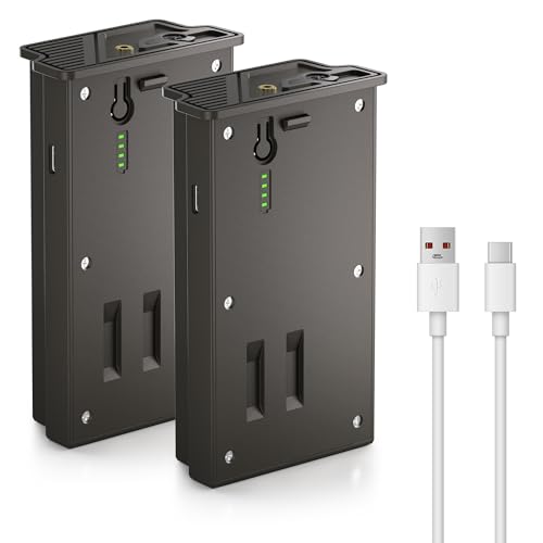 Fulpower 2-Pack Replacement Battery for Reveal Trail Camera 6000mAh High-Capacity for Reveal Cellular Ultra/Pro/X/Gen Series & More