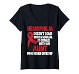 Photo Gallery donna hemophilia aunt apparel - fantastico design zie maglietta con collo a v Photo Gallery donna hemophilia aunt apparel - fantastico design zie maglietta con collo a v