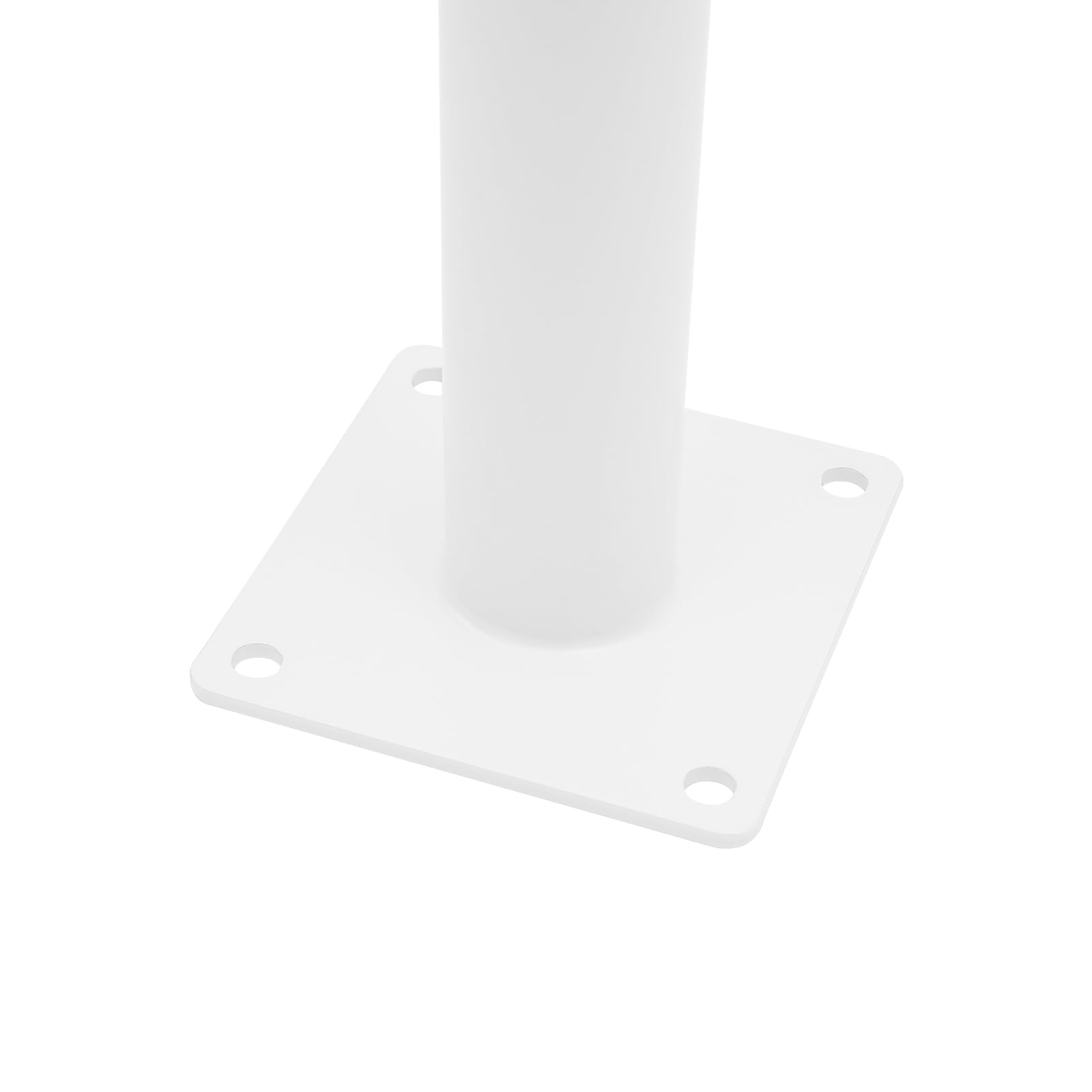 Juego de 4 patas para muebles, 55 cm, con horquilla, patas de mesa, patas de altura regulable, ideales para armarios, mesas y proyectos de bricolaje (blanco)