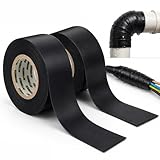 Pack 2 Cinta Autovulcanizante Impermeable Para Reparar Fugas Agua Aislar Cables Electricos Sellado Tuberias Mangueras Exterior Interior Caucho Profesional Alta Resistencia Termica UV Autosoldable