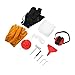 PanelTech 52CC 5 in 1 Garden Combo Brush Cutter Gas Hedge Trimmer Pruning Chainsaw Grass Trimmer and Extension Pole 2 Cycle Power Trimming Tools for Garden Lawn Care and Tree Trimming