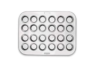 Fox Run Muffin and Cupcake Pan, Mini, 24 Cups, Stainless Steel