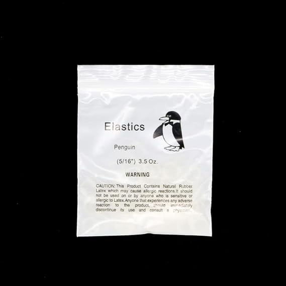 10 Bag Dental Elastics Bands Rubber Force Elastic Supply 3.5 Oz (5/16) Penguin