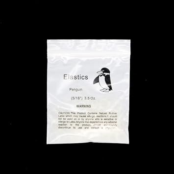 10 Bag Dental Elastics Bands Rubber Force Elastic Supply 3.5 Oz 5/16" Penguin