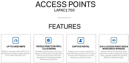 Image of Linksys Business LAPAC1750 Access Point Wireless Wi-Fi Dual Band 2.4 + 5GHz AC1750 with PoE