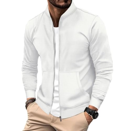 Cardigan décontracté chaud pour hommes veste polyvalente d'automne