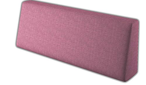 MICAMAMELLAMA Respaldo Cojin para Sofa de palets/europalet | Desenfundable | Interior y Exterior | Color Rosa | Espuma de Alta Densidad.