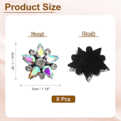 Écussons faits main en strass de verre haut de gamme pour customisation mode - 3