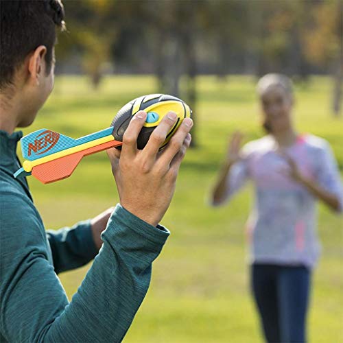 NERF Hasbro N-Sports Vortex Aero Howler Football Spielzeugwaffen (6 Jahre), Junge/Mädchen, Grün, Silber, Nerf Sports, 1 Stück