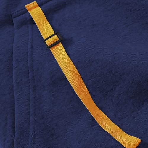 Mens Fashion Athletic Hoodies Long Sleeve Casual Sweatshirt with Pocket Drawstring Gym Hooded Shirt with Kanga Pocket4