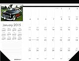 House of Doolittle 169 Classic Cars Photographic Monthly Desk Pad Calendar, 22 x 17, 2015