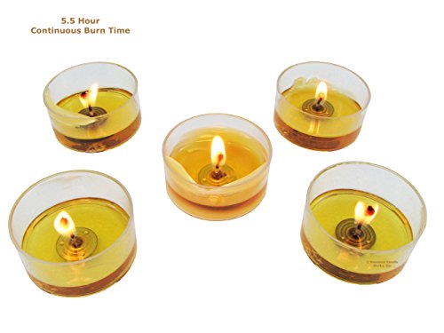 Beeswax Candle Works, 6-Hour Tea Light Refills (Pack Of 60) 100% Usa Beeswax, No Cups #TOP4