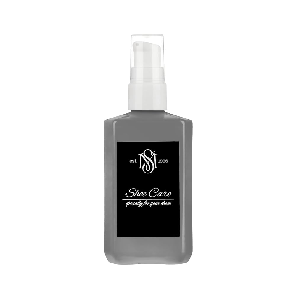 Baume pour cuir gris graphite réparateur contre les craquelures de souliers