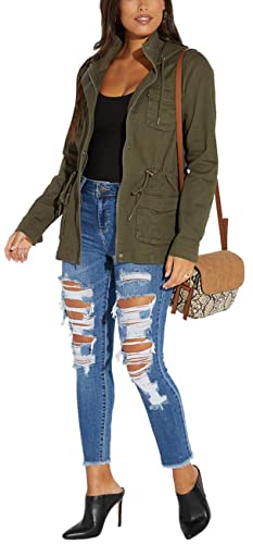 sexycherry-Casual-Jackets-for-Women-Long-Sleeve-Lightweight-Outwear-Bomber-Coats-with-Pockets
