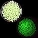 ZHIZHOUNEY 100Pcs Luminously Round Fishing Space Beans Stops Hard Fishing Beads Stopper Fishing Tool Rigs Lure Accessories Enduring