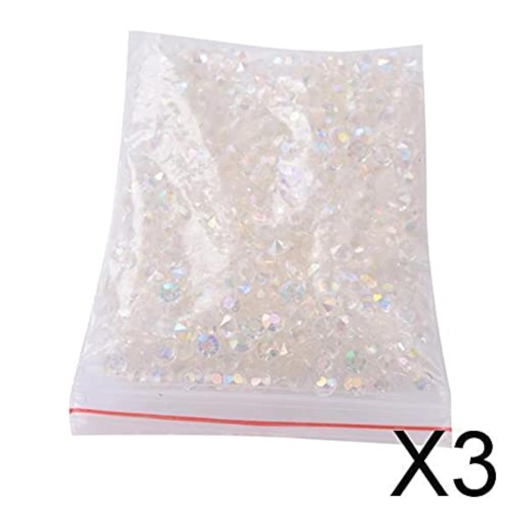 3x5000/Pack Acrylic Diamond Crystals Wedding Party Decorations