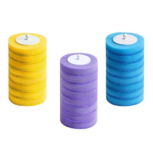 Cabezales de cepillo de baño con fragancias y detergente limpiador de inodoros fácil de reemplazar para limpieza