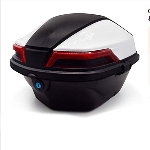 Coffre de moto robuste avec haute résistance aux chutes et volume extra large
