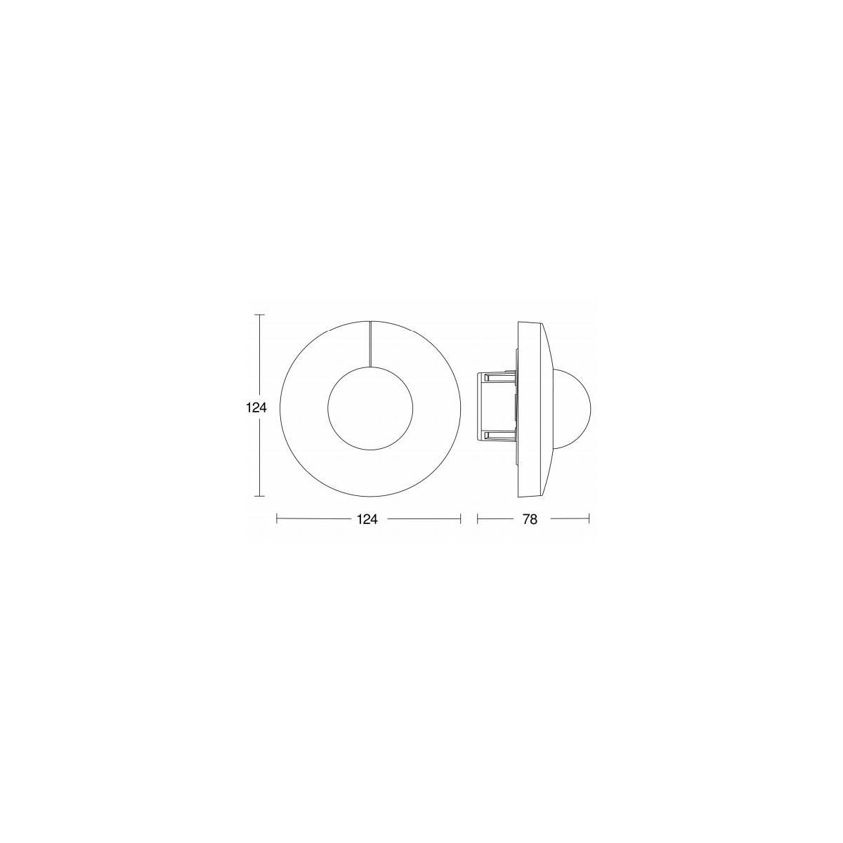 Steinel Sensor de movimiento IS 3360 606213 3183, color blanco