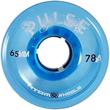 Atom Skates Outdoor Quad Roller Wheels 78A Atom Pulse 65x37 Blue / 1 Pack - 4 Wheels