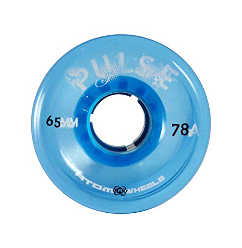 Atom Skates Outdoor Quad Roller Wheels 78A Atom Pulse 65x37 Blue / 2 Packs - 8 Wheels