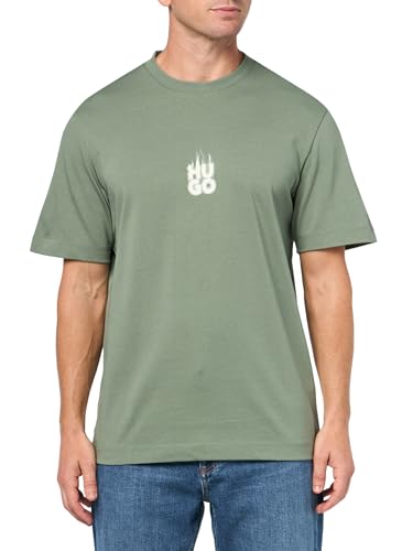 T-shirt en coton avec logo HUGO confection premium homme