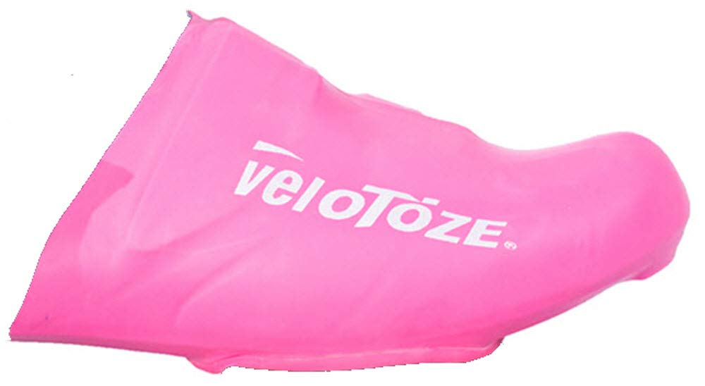 VeloToze - Toe Covers Cycling windproof water resistant aerodynamic , Pink, One Size