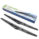 Rear Wiper Blade,ASLAM 14A Rear Windshield Wiper Blades Type-E for Original Equipment Replacement,Exact Fit(Pack of 2)