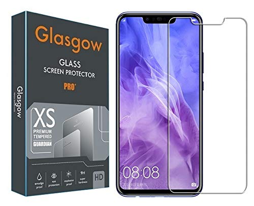 Glasgow full protection back tempered glass for huawei honor nova 3i [anti-scratch] [gorilla] [free cleaning kit included] (B082X86VY2) Amazon Price History, Amazon Price Tracker