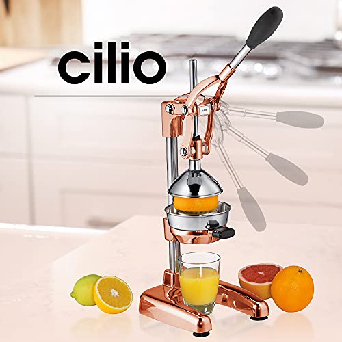 Cilio Commercial Grade Citrus Press Juicer, Copper by Cilio - Image 6
