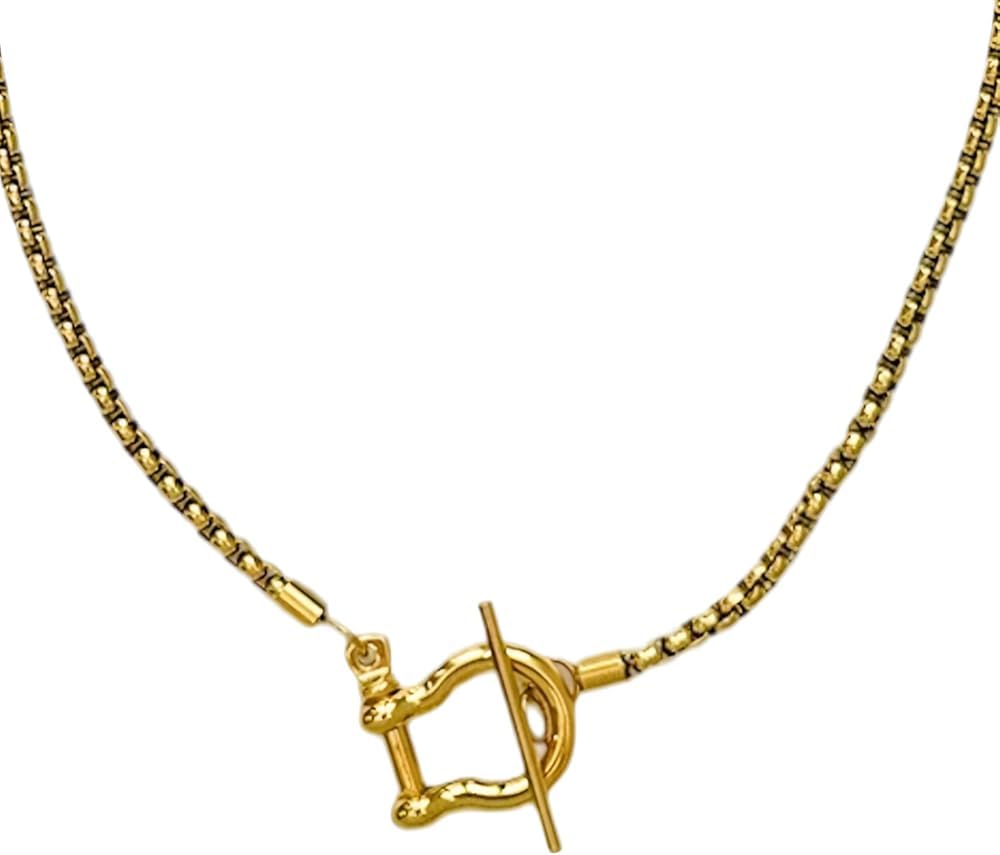 Collier pendentif en fer à cheval classique tenue de bureau - 7