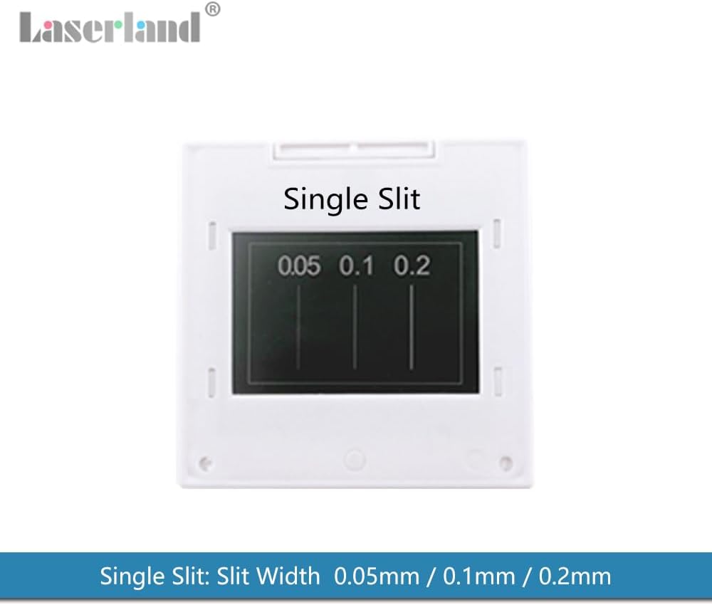 Young's Double-Slit Experiment Single Slit Double Slits Interference Diffraction Grating Sheet Optical Physical Experiment Kit Optics Elements