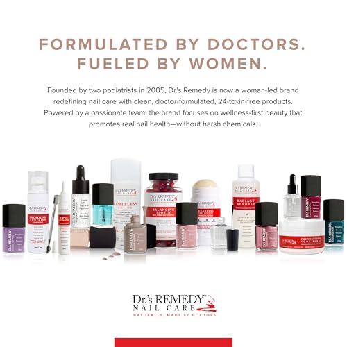 Dr&rsquo;s Remedy Enriched Nail Polish: Non Toxic, All Natural, and Organic - Doctor Formulated: Strengthens, Restores, Heals, and Protects '24-Free' - MINDFUL Mulberry