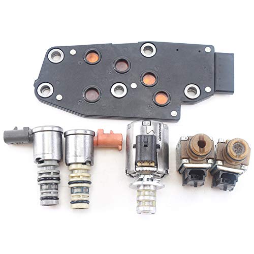 Shift Solenoid, 6PCS A & B Transmission Shift Solenoid EPC TCC Solenoid for GM 4L60E Model Automatic Transmission Manifold Pressure Switch (4L60E 6PCS 03-05)