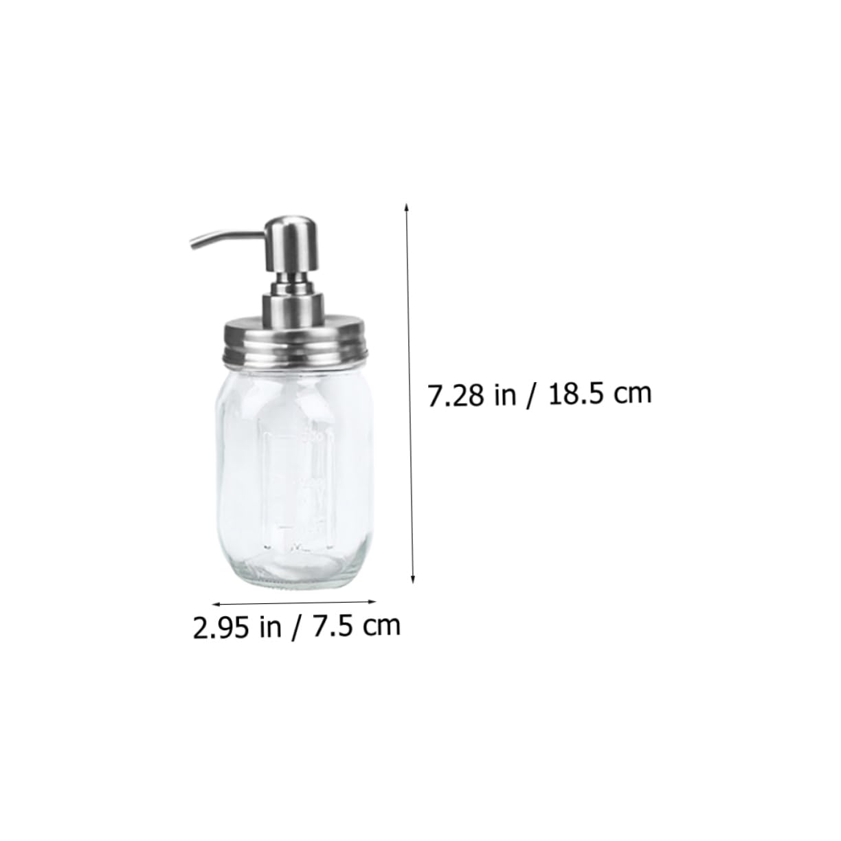 Kit de Accesorios para Baño Vaso Porta Cepillos de Dientes de Vidrio Plata y Botella Dispensadora de Loción para Uso Hogar y Baño